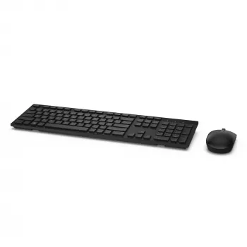 Dell KM636 - Tastatur-Maus-Set - kabellos - 2,4 GHz - QWERTZ - Deutsch - Schwarz
