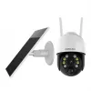 IP-Sicherheitskamera Foscam B4 Dome 4 MP (2560×1440), WLAN 2,4 GHz, IP65, Solar + Batterie 5000 mAh, 355° Schwenken, 90° Neigen