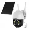 IP-Sicherheitskamera Foscam B4 Dome 4 MP (2560×1440), WLAN 2,4 GHz, IP65, Solar + Batterie 5000 mAh, 355° Schwenken, 90° Neigen