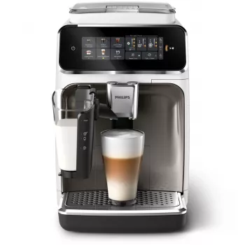 Espressomaschine Philips EP3343/90 – vollautomatisch, 2 Tassen, 15 bar, Keramikmahlwerk, 275 g Bohnenbehälter, Milchtank, TFT-Touchdisplay