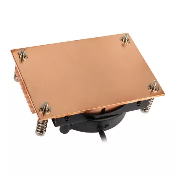 Air CPU Cooler Akasa AK-CC1109BP01 mit 77 mm Lüfter, Dual Ball Bearing, Sockel AM4, Schwarz/Kupfer