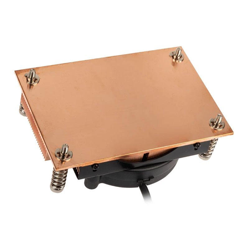 Air CPU Cooler Akasa AK-CC1109BP01 mit 77 mm Lüfter, Dual Ball Bearing, Sockel AM4, Schwarz/Kupfer