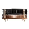 Air CPU Cooler Akasa AK-CC1109BP01 mit 77 mm Lüfter, Dual Ball Bearing, Sockel AM4, Schwarz/Kupfer