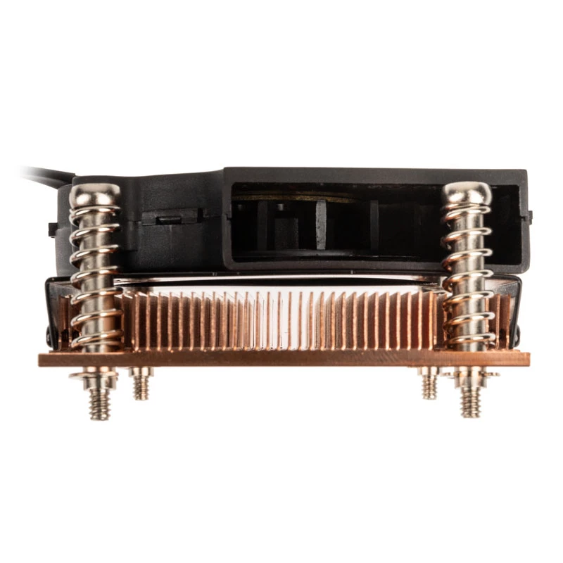 Air CPU Cooler Akasa AK-CC1109BP01 mit 77 mm Lüfter, Dual Ball Bearing, Sockel AM4, Schwarz/Kupfer