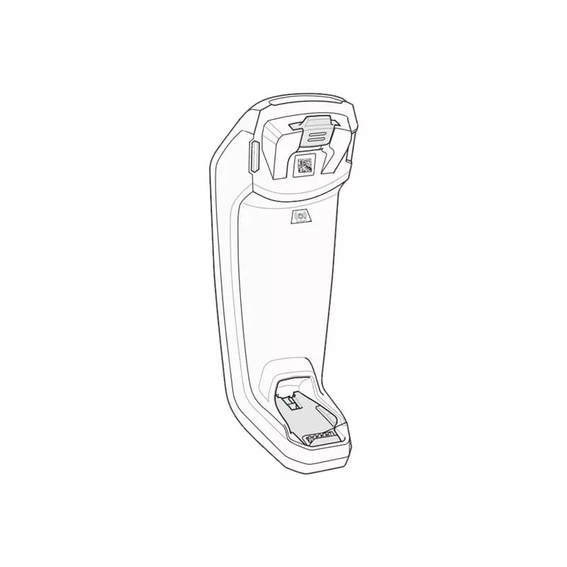 Zebra CR8178-SC Standard Cradle - Docking Cradle für Strichcode-Scanner - Wand montierbar, montierbarer Wagen, Desktop - schwarz - für Zebra DS8178 (C