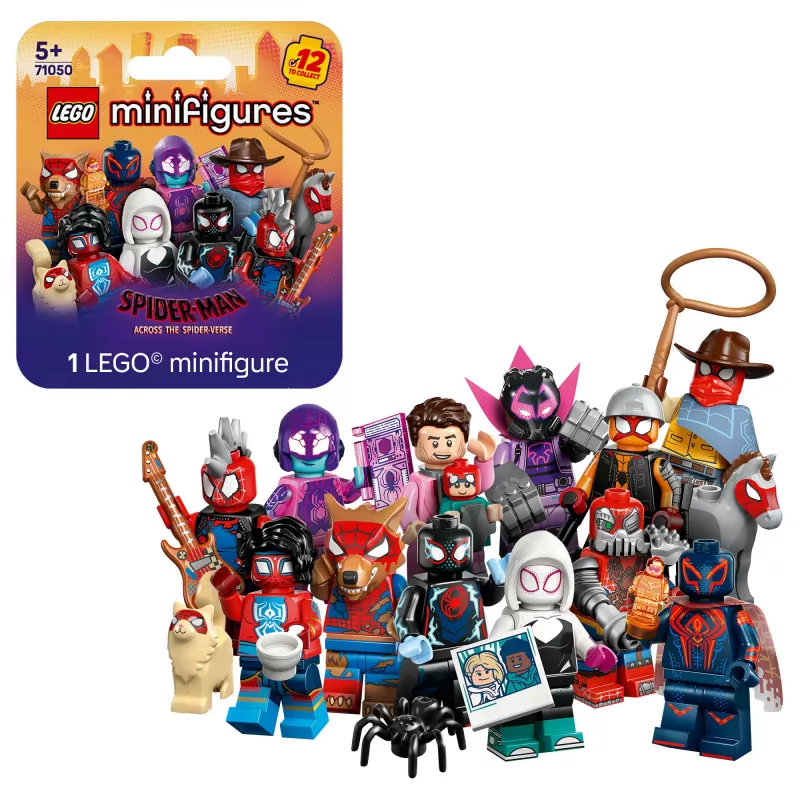 71050 Minifiguren Spider-Man: Across the Spider-Verse, Konstruktionsspielzeug sortierter Artikel, eine Figur