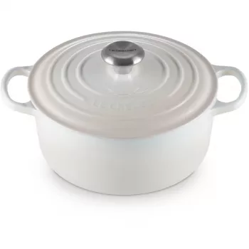 Le Creuset Signature Bräter rund 24 cm Meringue (21177247164430)