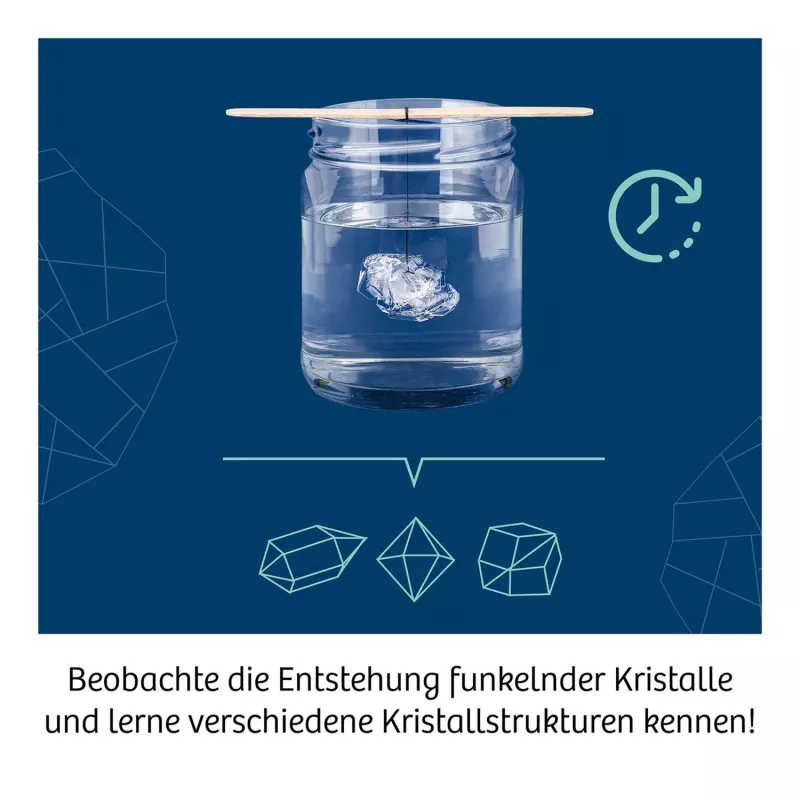 Kristalle züchten, Experimentierkasten