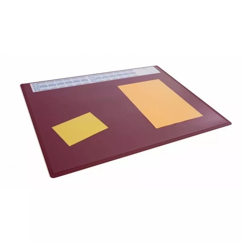 Schreibtischunterlage Durable 722303 Polypropylen Rot 650x500mm
