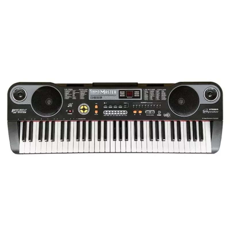 MQ 6115L - Tastatur mit Mikrofon zum Erlernen des Spielens, entwickelt für Kinder