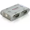 DeLOCK 87414 USB 2.0 auf 4-Port RS-232 Seriell-Adapter