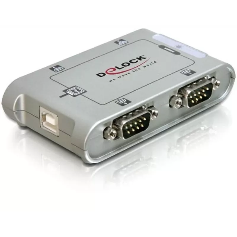 DeLOCK 87414 USB 2.0 auf 4-Port RS-232 Seriell-Adapter