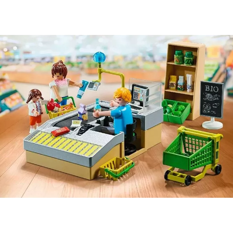 Playmobil Supermarkt Spielset 71648 Mehrfarbig Kunststoff für 3-4 Jahre