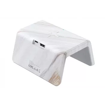 Kabelloses Ladegerät Havit W320 Marmor USB Schnellladung Mobiltelefon