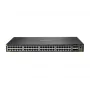 HPE Aruba 6300F - Switch - L3 - managed - 48 x 10/100/1000 (PoE+) + 4 x 50 Gigabit Ethernet SFP56 - rack-montierbar - PoE+ - TAA-konform