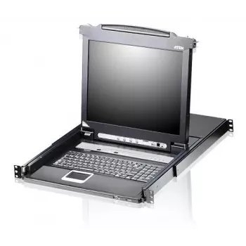 ATEN CL5708N - 1280 x 1024 Pixel - Rack-Einbau - 1U - Schwarz