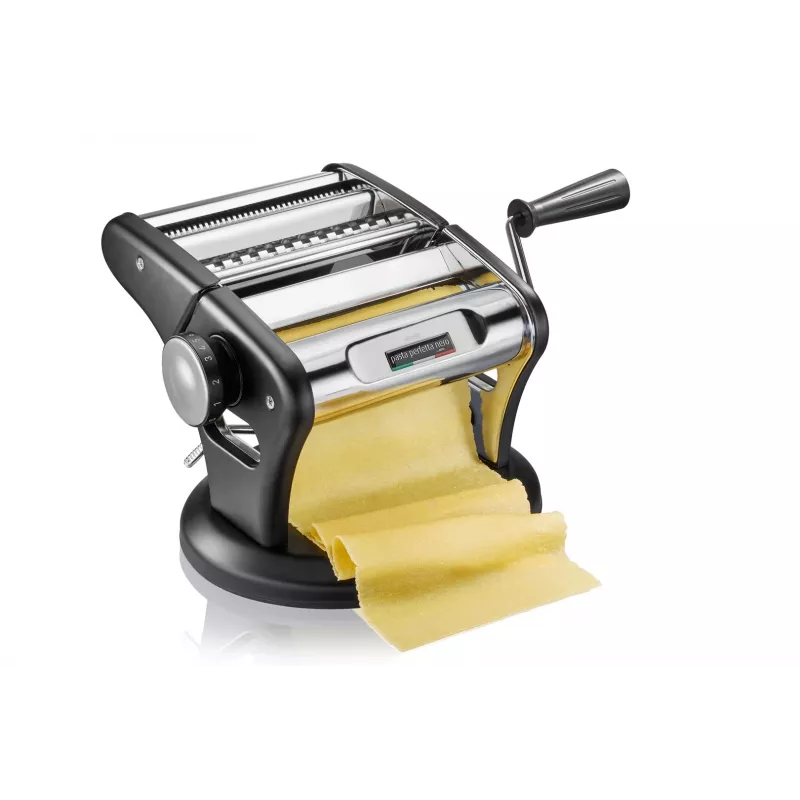 Manuelle Nudelmaschine GEFU G-29401 mit einstellbarer Dickeneinstellung, Edelstahlwalzen