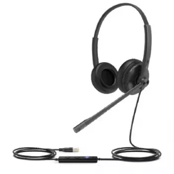 Yealink UH34 Lite Dual UC - Headset - On-Ear - Kabelgebunden - USB - Schwarz - für Yealink SIP-T43, T46, T48, T53, T54, T57, VP59, T58, VP59
