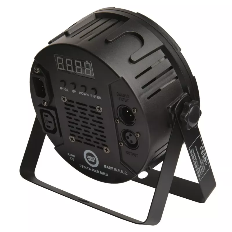 LIGHT4ME PENTA PAR 8x12W MKII RGBWA- RGB LED-Scheinwerfer