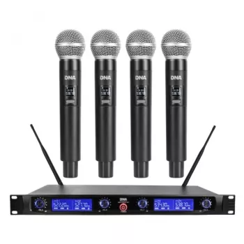 DNA WM4 Vocal Set - Set (Funkmikrofon, 4x Handsender, UHF-Soundsystem)