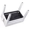 V-TONE ŁAWA 2 WH - piano bench with storage compartment and Höhe adjustment, Weiß
