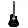 V-TONE AG One BK - 4/4 Akustikgitarre, schwarz