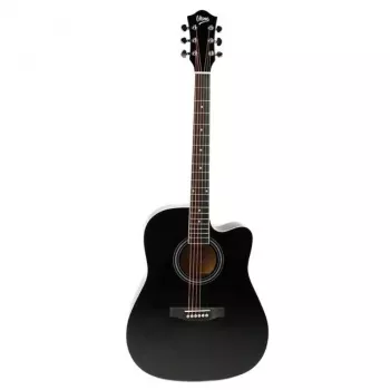 V-TONE AG Two BK - 4/4 Akustikgitarre, schwarz