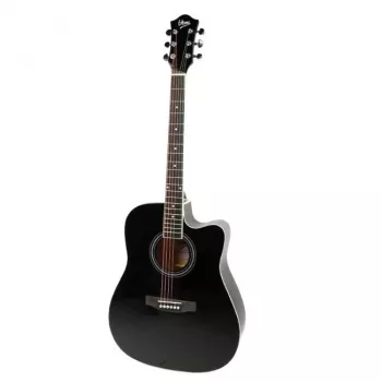 V-TONE AG Two BK - 4/4 Akustikgitarre, schwarz