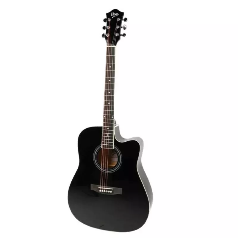 V-TONE AG Two BK - 4/4 Akustikgitarre, schwarz