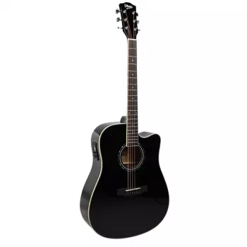 V-TONE VEAG1 CE BK - 4/4 Elektroakustikgitarre, schwarz