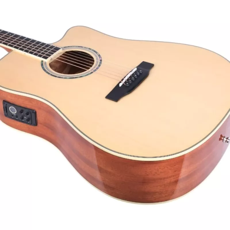 V-TONE VEAG1 CE NT - 4/4 Elektroakustik-Gitarre, Natur