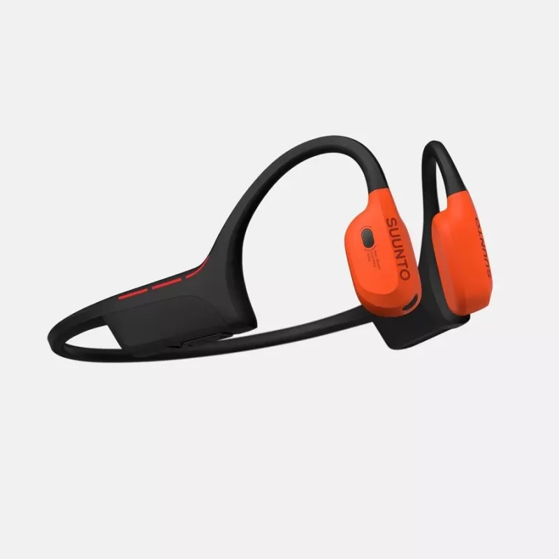 Suunto Wing 2 Coral Orange kabellose Knochenschall-Kopfhörer mit Powerbank