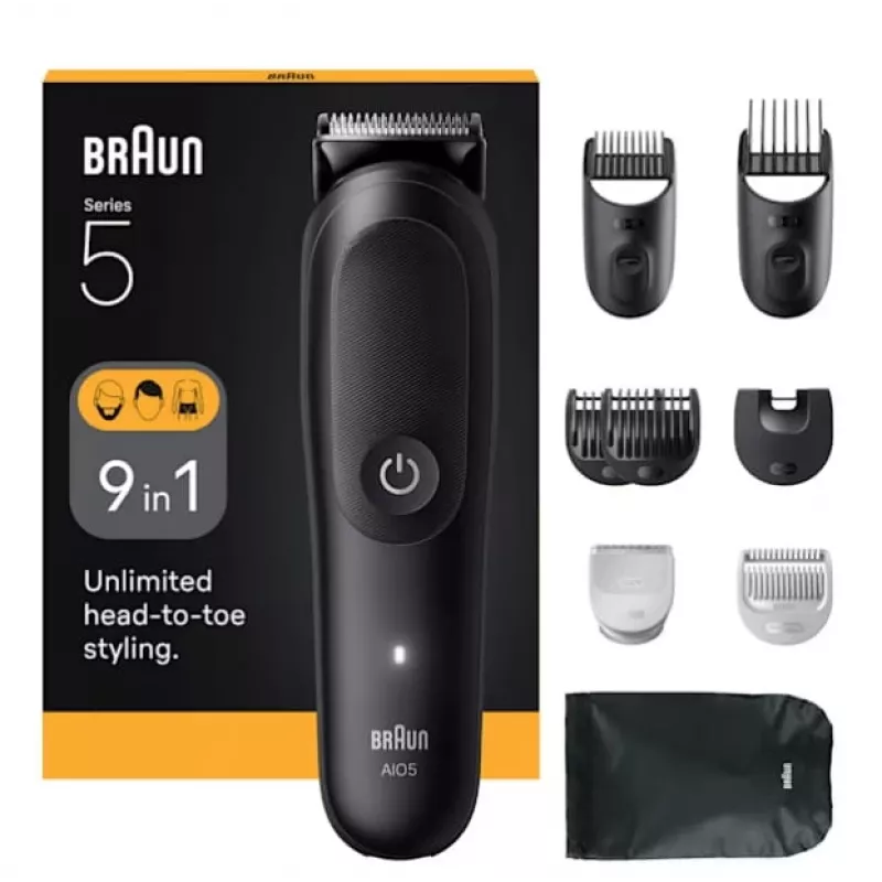 Haartrimmer Braun AIO5540 Schwarz Lithium-Ionen 120 min