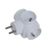 Esperanza ELK302W Elektroverteiler, 3 Steckdosen, weiß