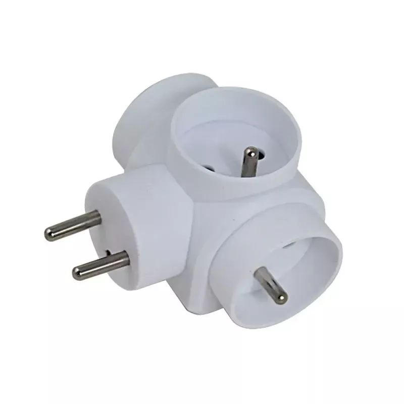 Esperanza ELK302W Elektroverteiler, 3 Steckdosen, weiß