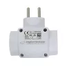 Esperanza ELK302W Elektroverteiler, 3 Steckdosen, weiß