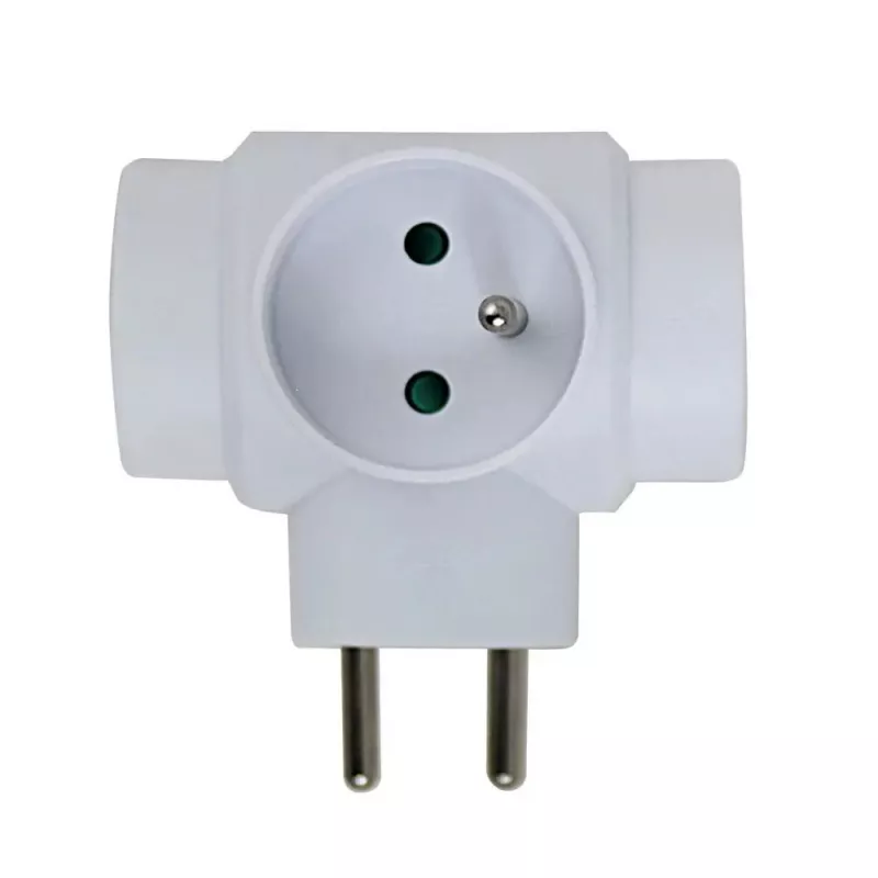 Esperanza ELK302W Elektroverteiler, 3 Steckdosen, weiß