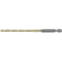 Makita D-14956 HSS TiN Metall-Spiralbohrer 1 Stück 4,2 mm Gesamtlänge 95 mm titanbeschichtet 1/4 Zoll
