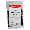 Leiterkabelbinder Fischer 87488 Nylon Schwarz 100 Stück 100 mm 2,5 mm