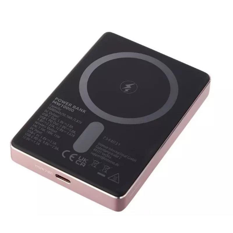 Intenso Powerbank USB 10000MAH MAG/ROSE 7344033