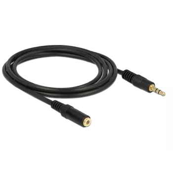 Audiokabel DeLOCK 83766 2m 3,5mm Schwarz