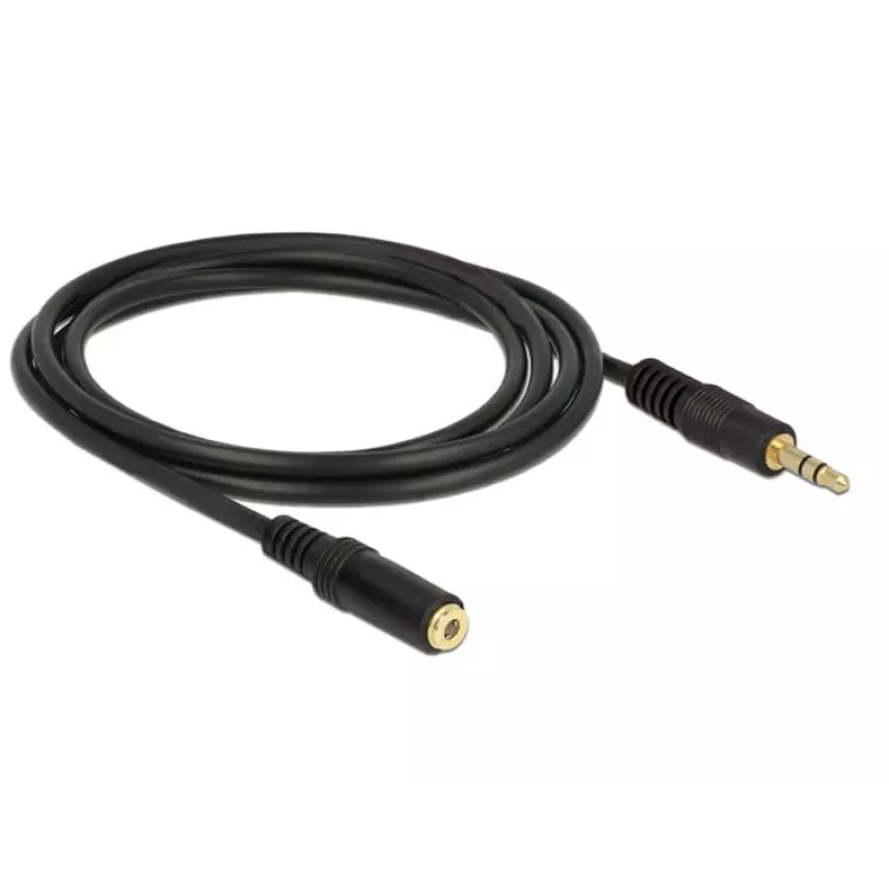 Audiokabel DeLOCK 83766 2m 3,5mm Schwarz