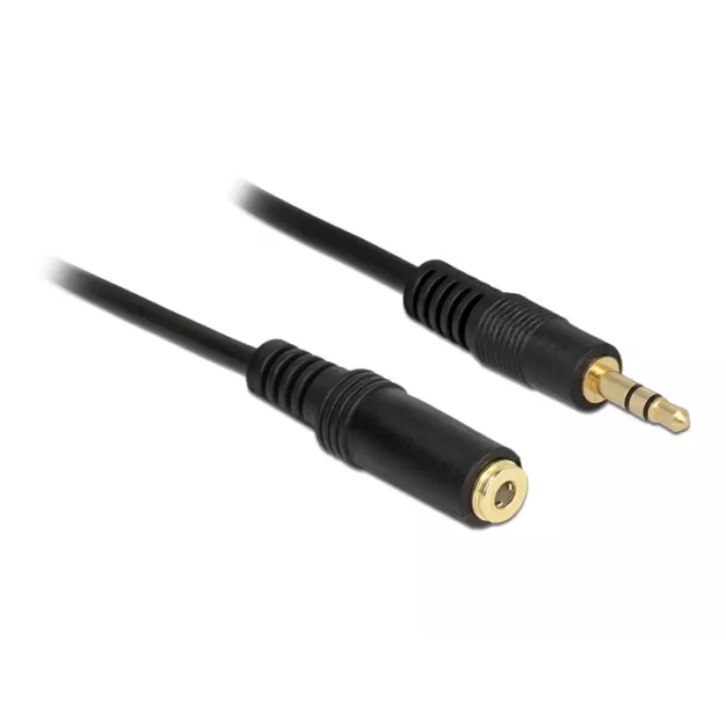 Audiokabel DeLOCK 83766 2m 3,5mm Schwarz