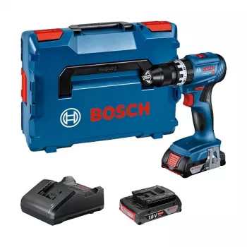 Bosch GSB 18V-45 Professional - Schlagbohrschrauber - Akku - 2 Geschwindigkeiten - Schlüsselfutter 13 mm - 45 N·m - 2 Akkus - 18 V (06019K3303)