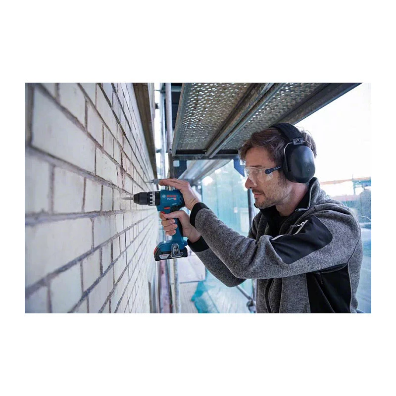 Bosch GSB 18V-45 Professional - Schlagbohrschrauber - Akku - 2 Geschwindigkeiten - Schlüsselfutter 13 mm - 45 N·m - 2 Akkus - 18 V (06019K3303)