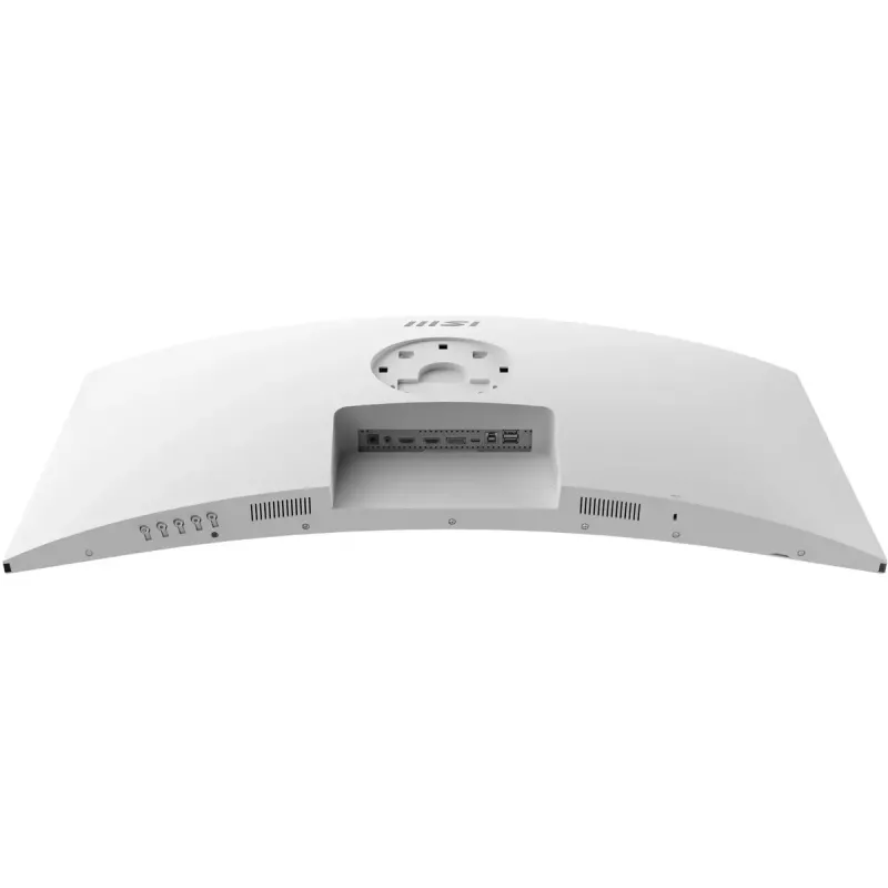 34 Zoll MSI Modern MD342CQPWDE gebogener VA-LCD-Monitor 3440×1440 UWQHD 21:9, 4 ms, 300 cd/m², USB-Hub, Lautsprecher, VESA, höhenverstellbar — Weiß