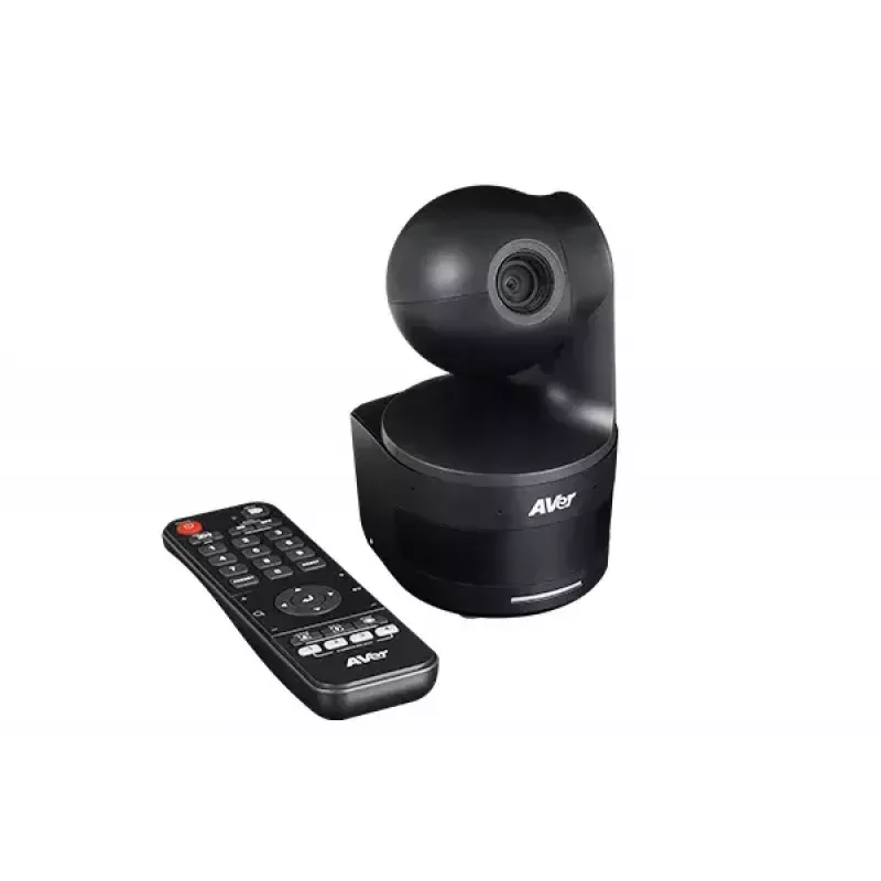 Konferenzkamera AVerMedia DL10 — 2 MP Full HD 1920×1080 @60fps, 90° Sichtfeld, 3x optischer / 2x digitaler Zoom, Schwarz, Standfuß