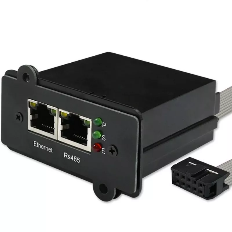 SNMP-Netzwerkmanagementmodul QOLTEC 50398 zur USV-Überwachung und -Steuerung