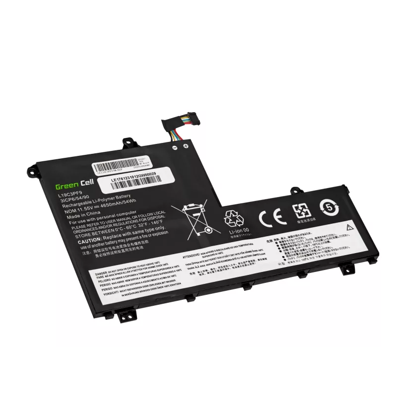 Batterie Grün Cell für Lenovo ThinkBook 14-IIL 14-IML 15-IIL 15-IML — 11,1 V 45 Wh (Modellnummern L19C3PF1 L19D3PF1 L19L3PF8 L19M3PF1)