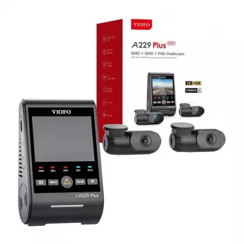 Dashcam VIOFO A229 PLUS 3CH 2K + 1080p WLAN GPS